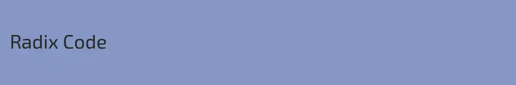 Radix Code